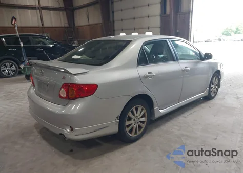 2009 Toyota Corolla S z USA, uszkodzony, nr VIN 2T1BU40E39C094426